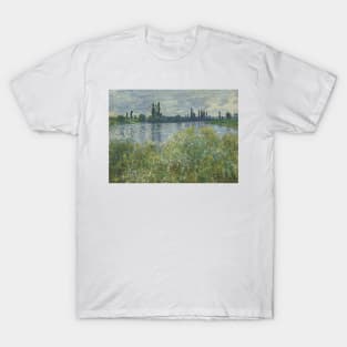 Banks of the Seine, Vetheuil by Claude Monet T-Shirt